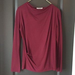 MM Lafleur Winfrey top in Boysenberry